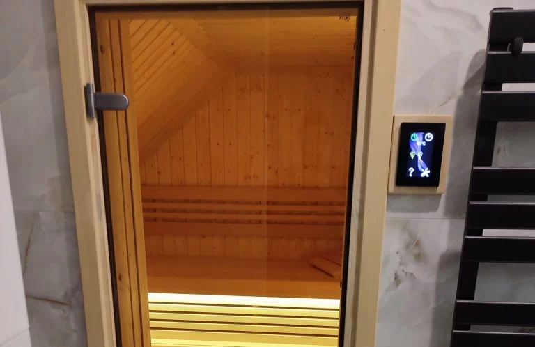 Wejście do sauny